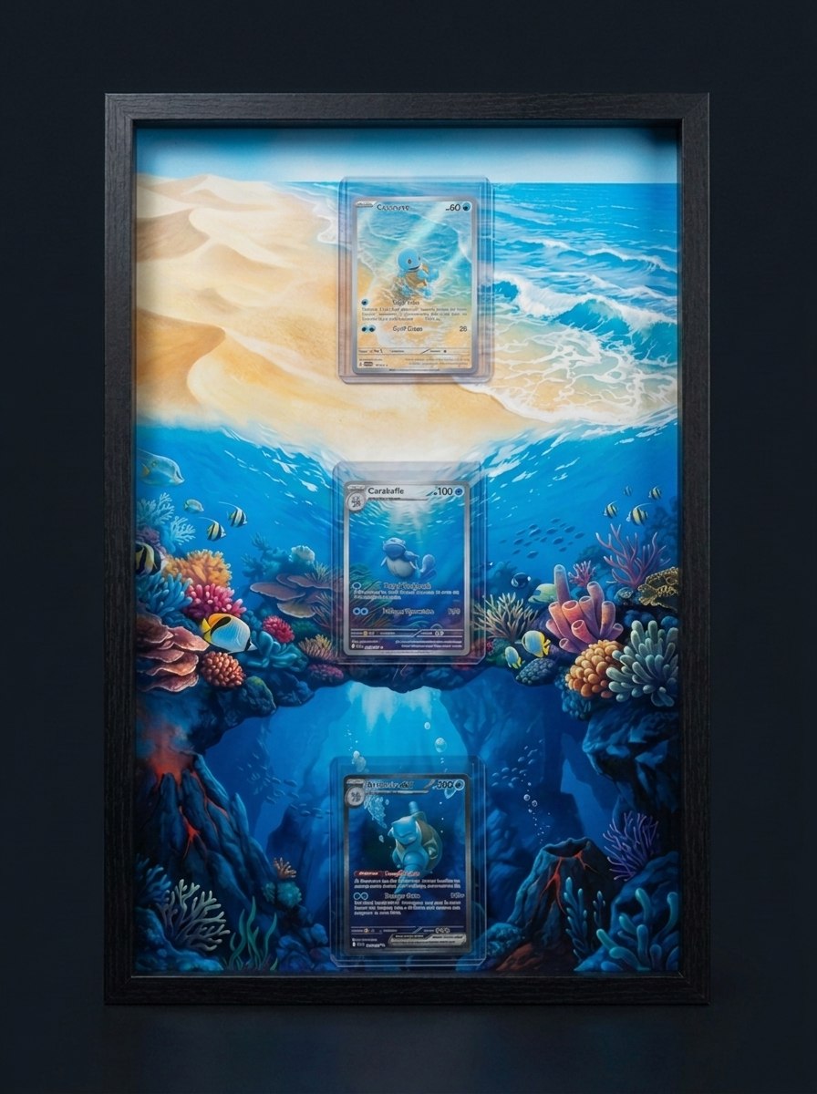 Cadre immersif UnikOse Art 30 × 45 cm : la ligne d'évolution de Tortank